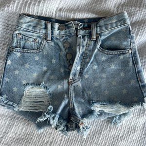 Brand new never worn superdown star jean shorts from revolve